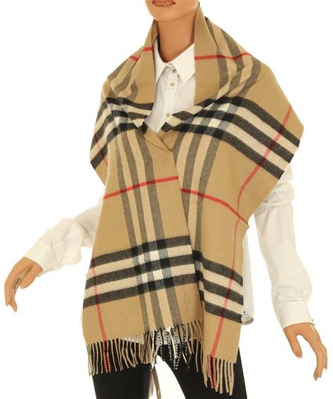 giant check scarf 168x30 burberry|Burberry Giant Check Cashmere Scarf .